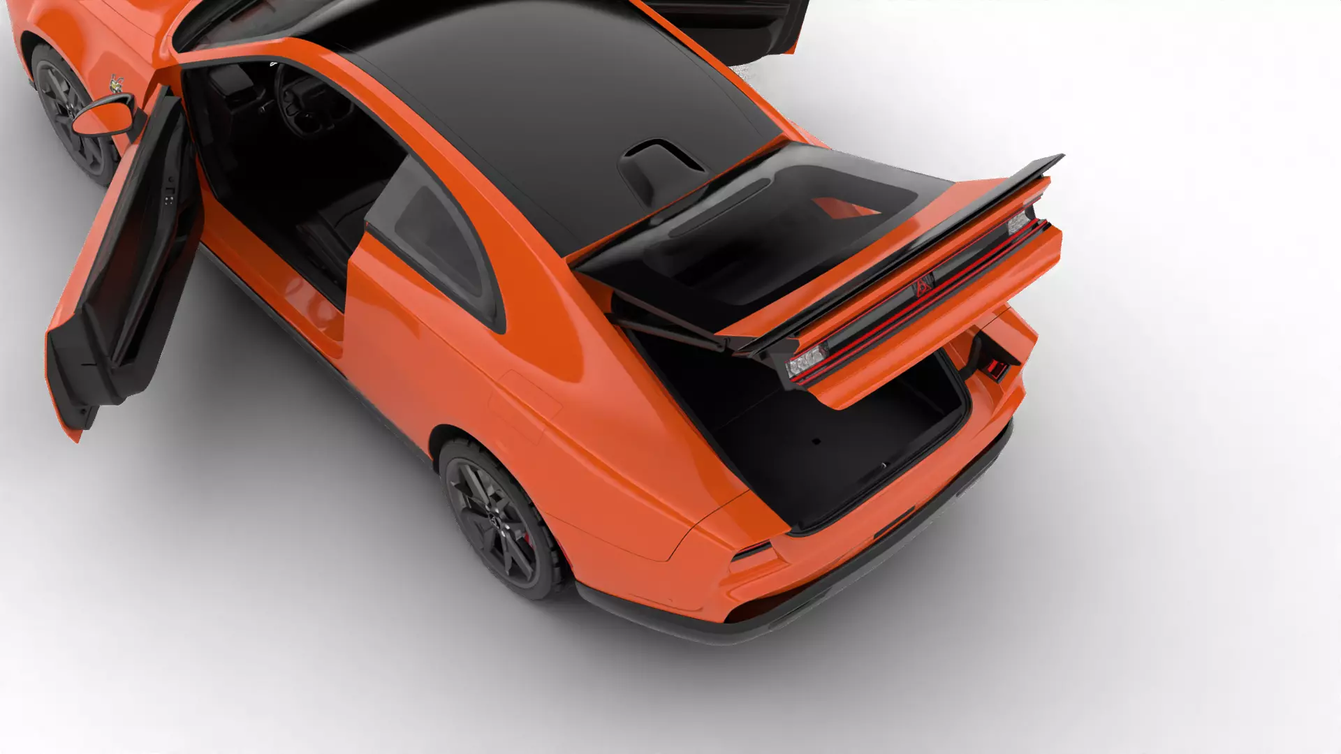 Dodge Charger Daytona 2024 HQ 3d model 3D model_13