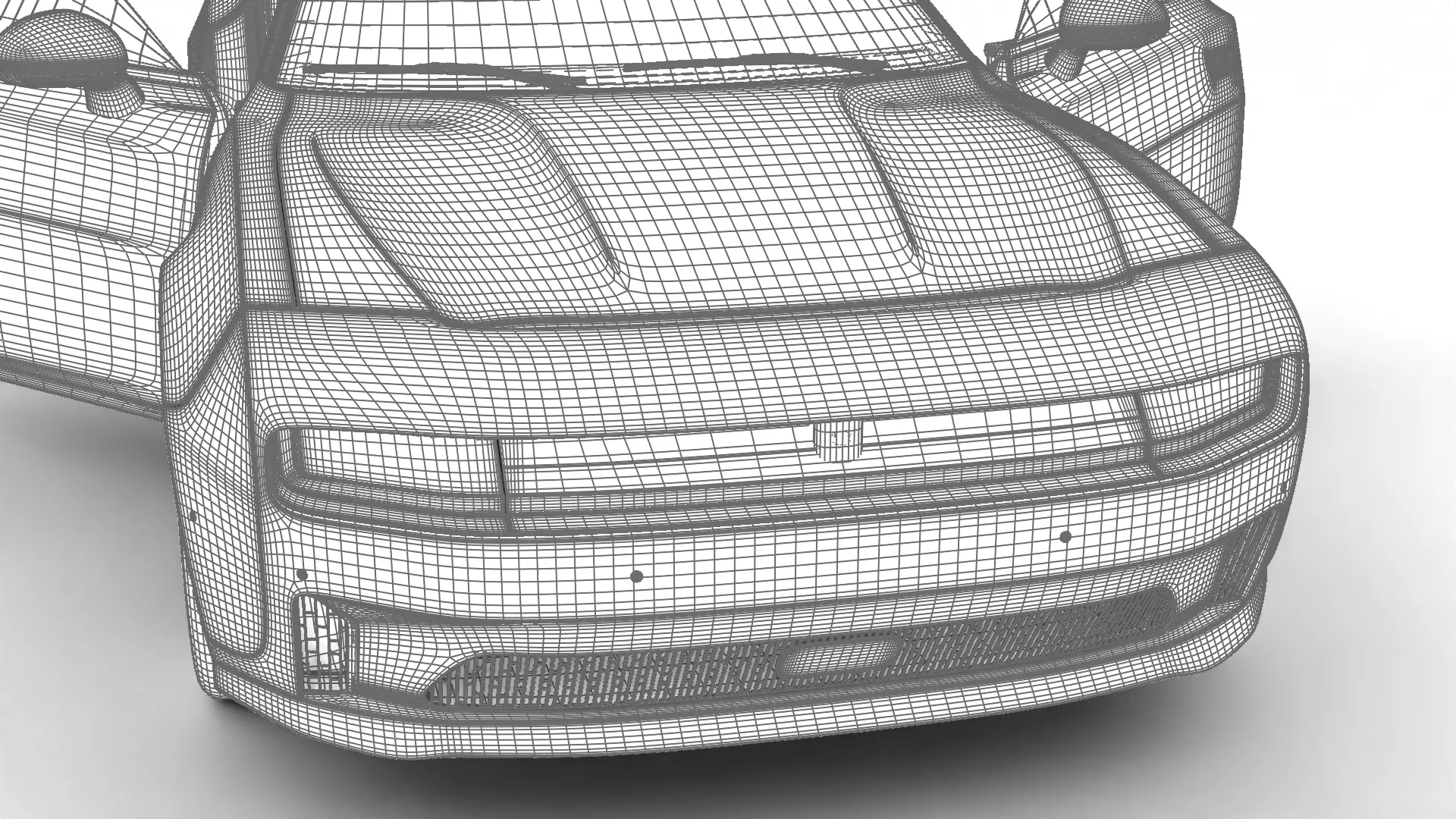 Dodge Charger Daytona 2024 HQ 3d model 3D model_34