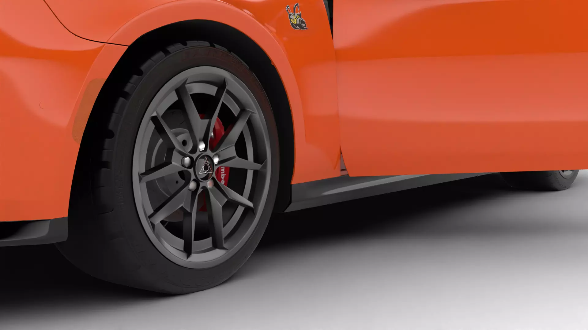 Dodge Charger Daytona 2024 HQ 3d model 3D model_8