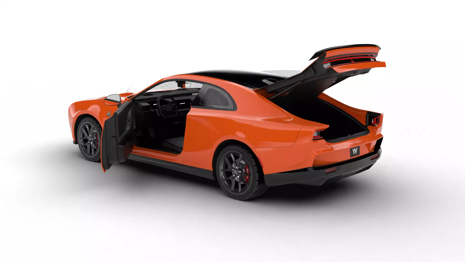 Dodge Charger Daytona 2024 HQ 3d model 3D model_3