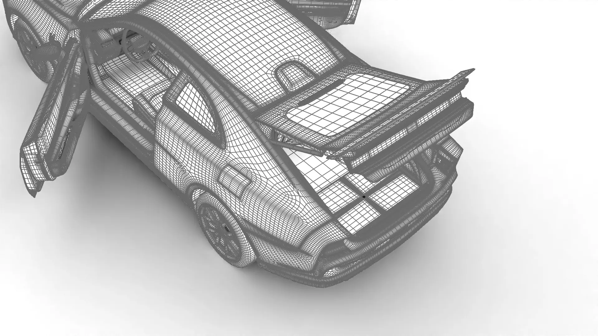 Dodge Charger Daytona 2024 HQ 3d model 3D model_37