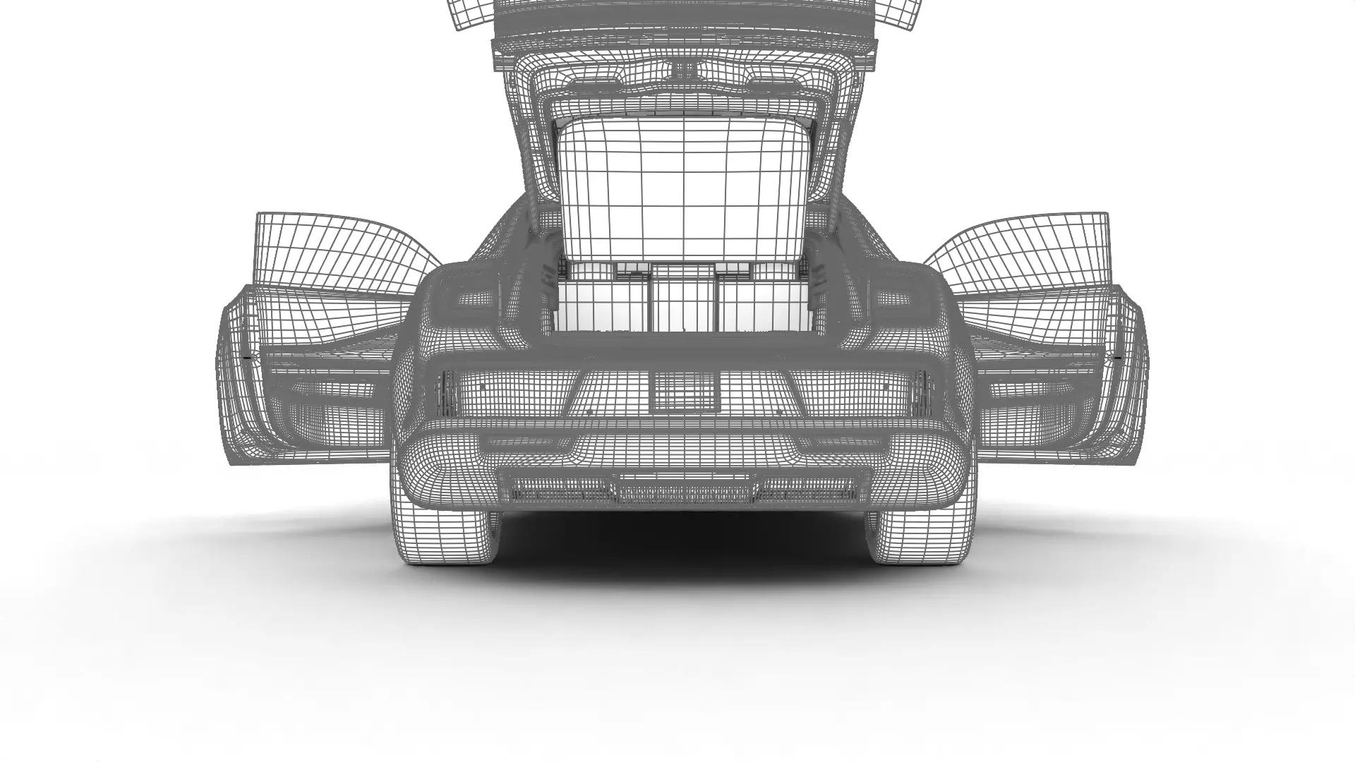 Dodge Charger Daytona 2024 HQ 3d model 3D model_39