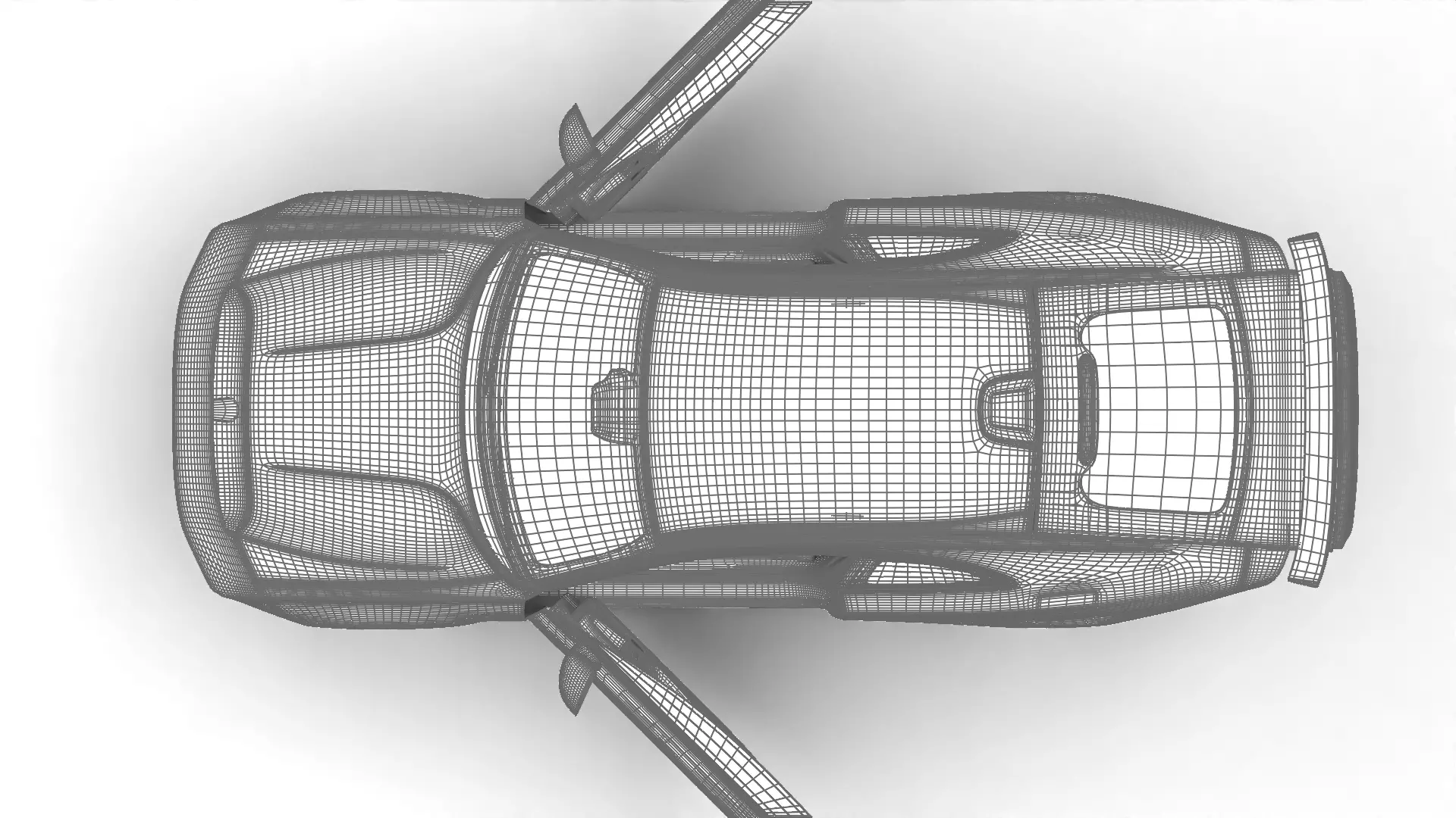 Dodge Charger Daytona 2024 HQ 3d model 3D model_41
