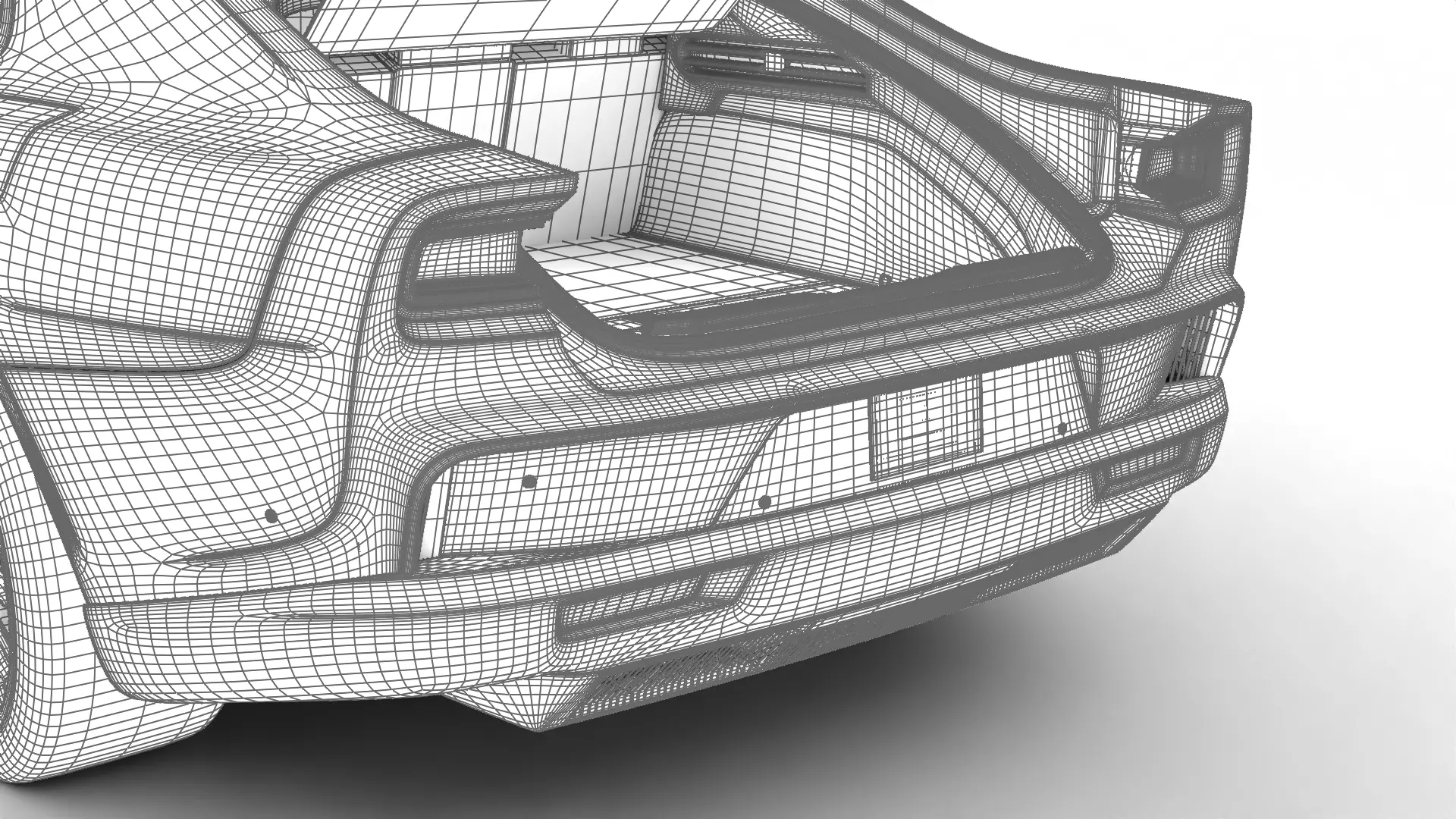 Dodge Charger Daytona 2024 HQ 3d model 3D model_31