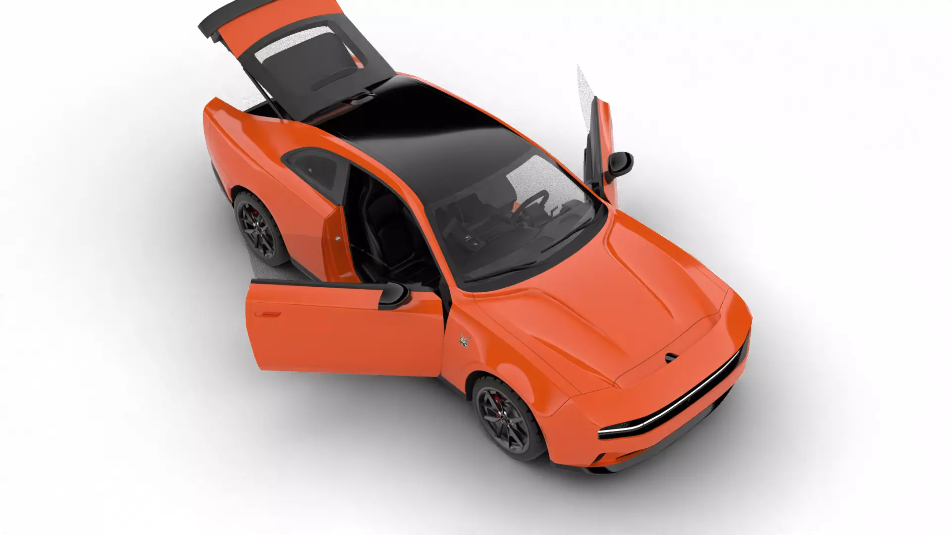 Dodge Charger Daytona 2024 HQ 3d model 3D model_12