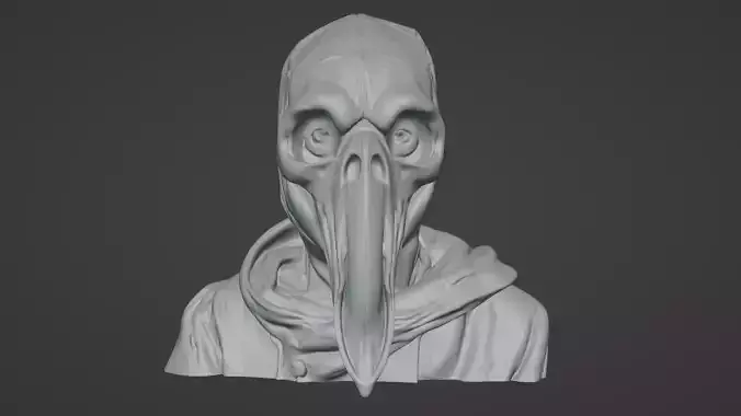 Plague Doctor Mutant Bust