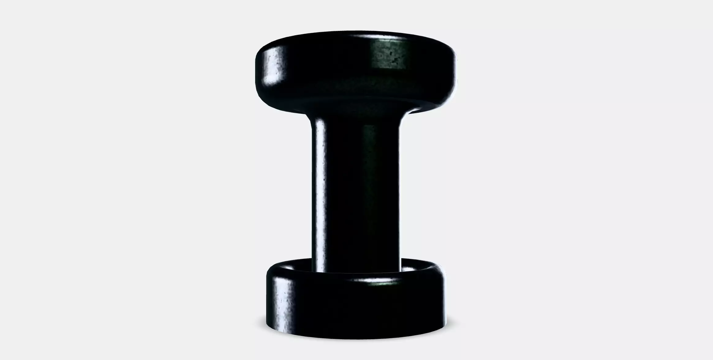 SKRUVSHULT Button Low-poly 3D model_0