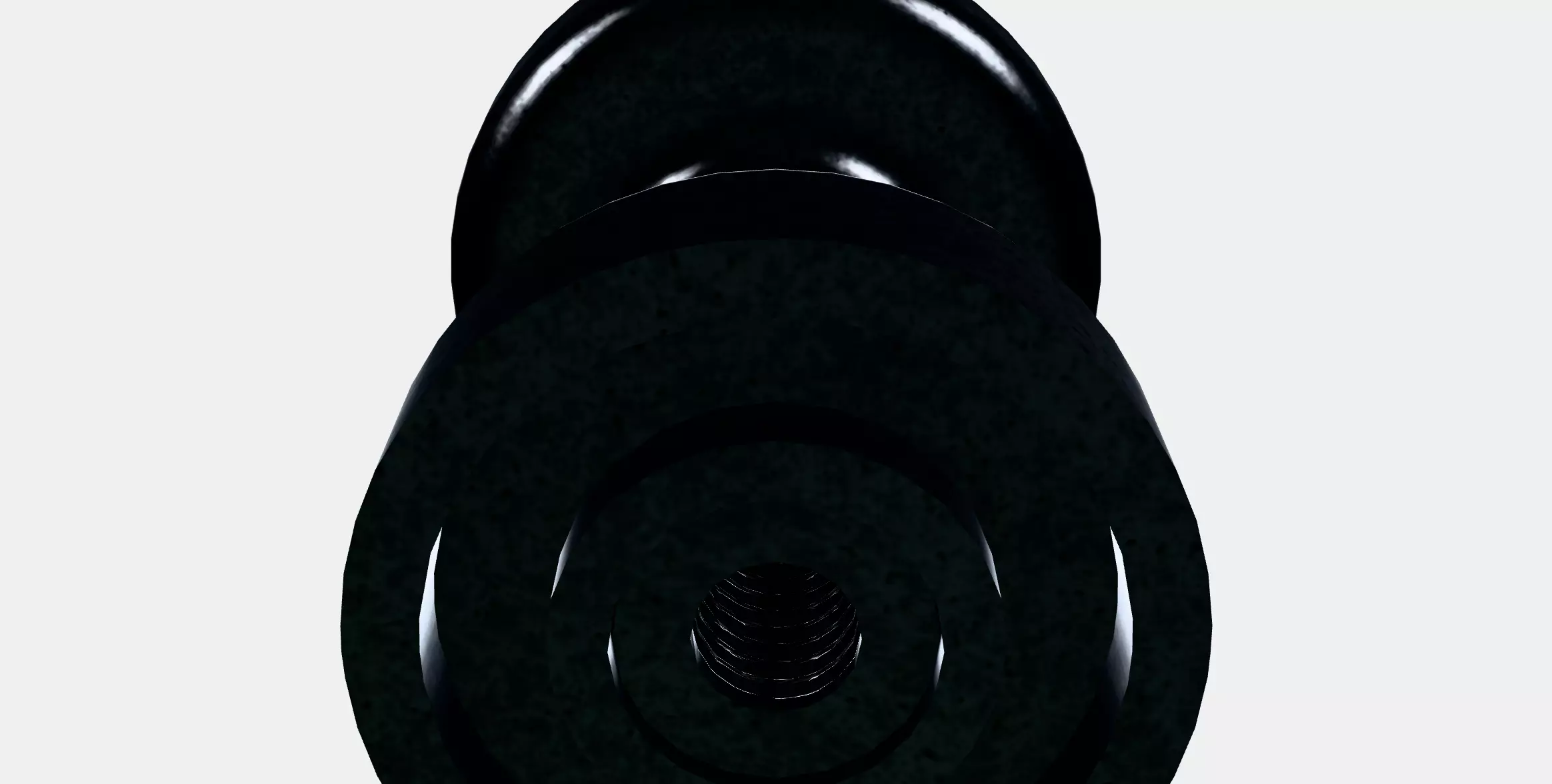 SKRUVSHULT Button Low-poly 3D model_8