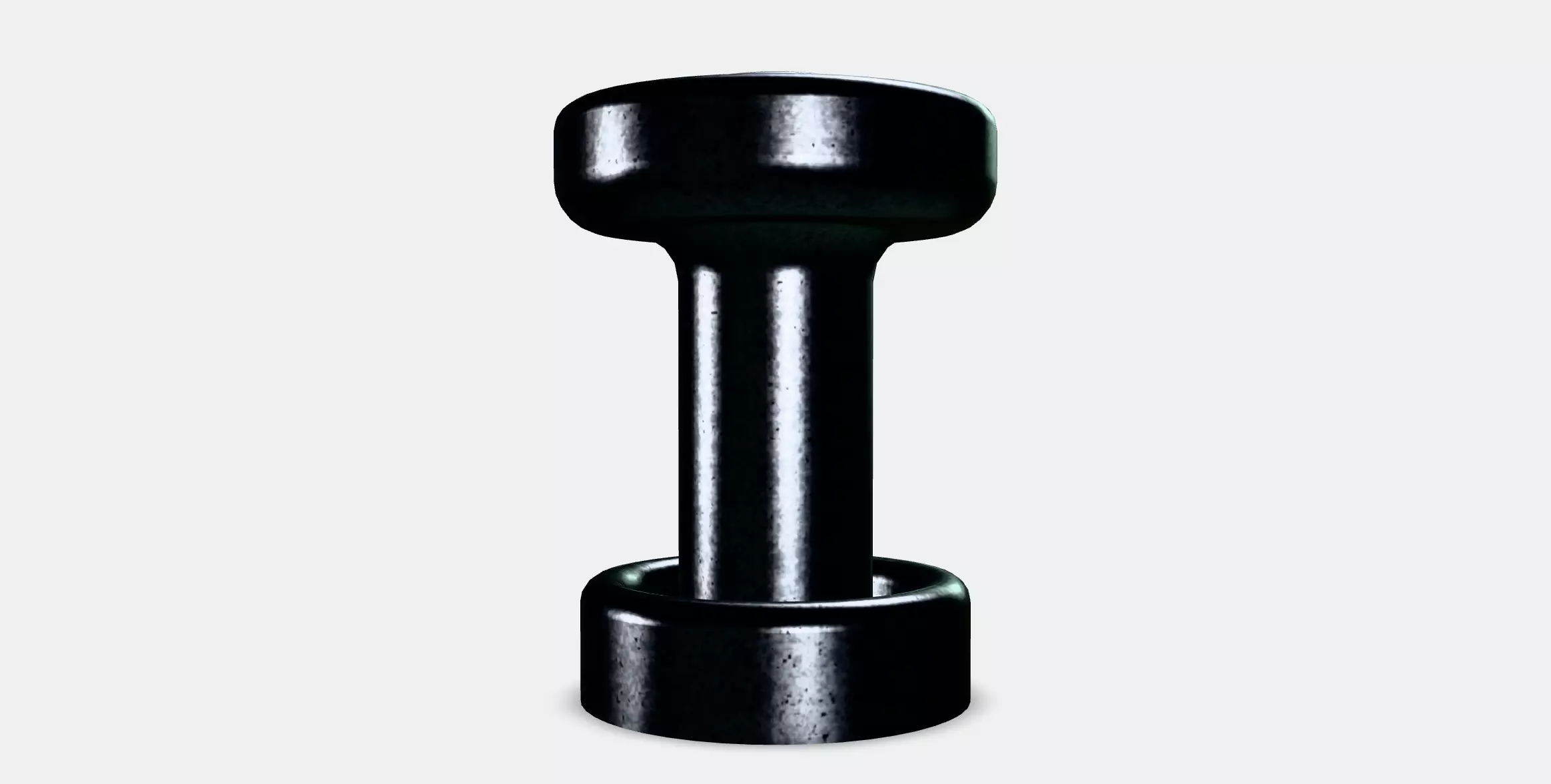 SKRUVSHULT Button Low-poly 3D model_6