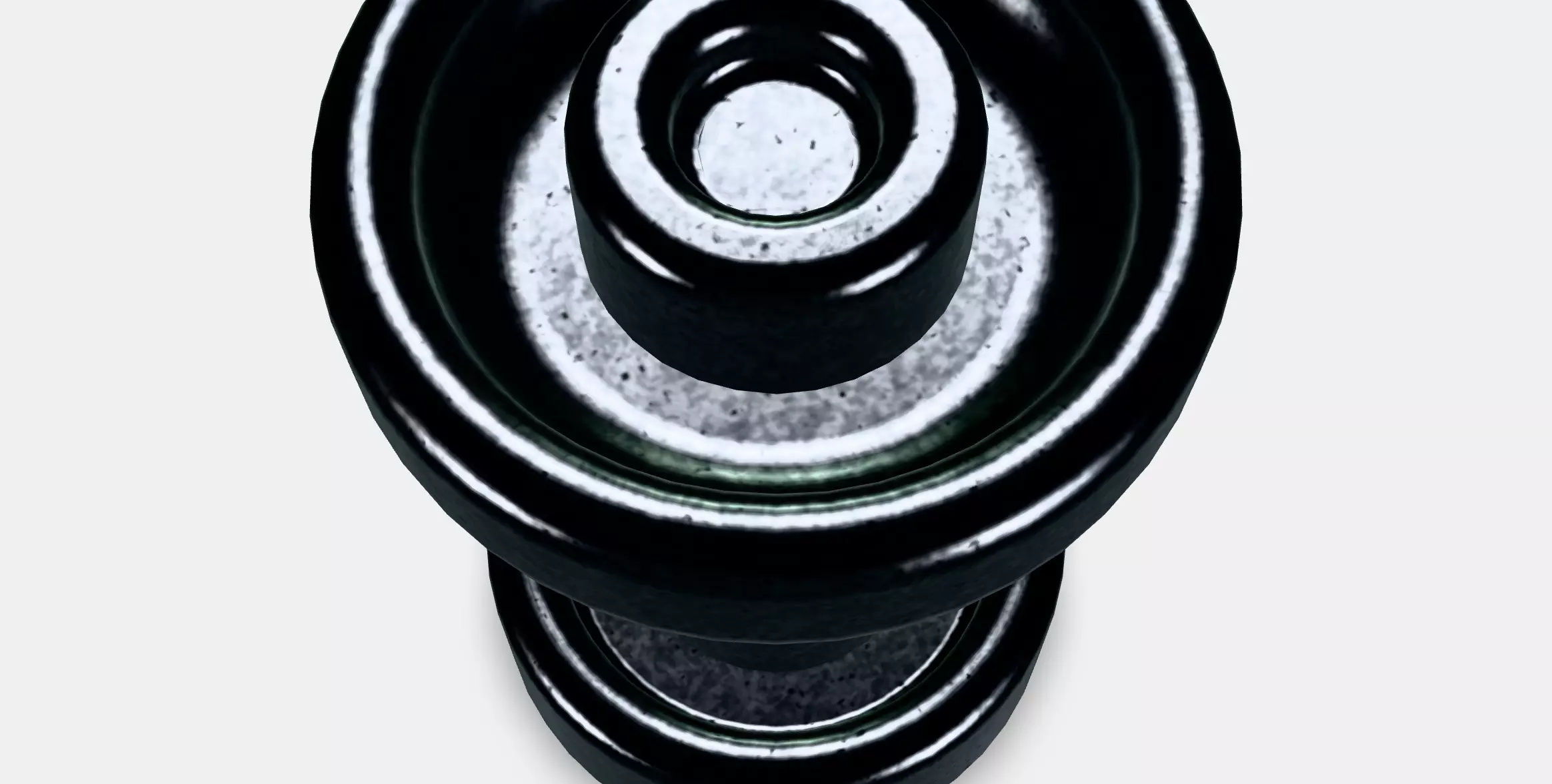 SKRUVSHULT Button Low-poly 3D model_4