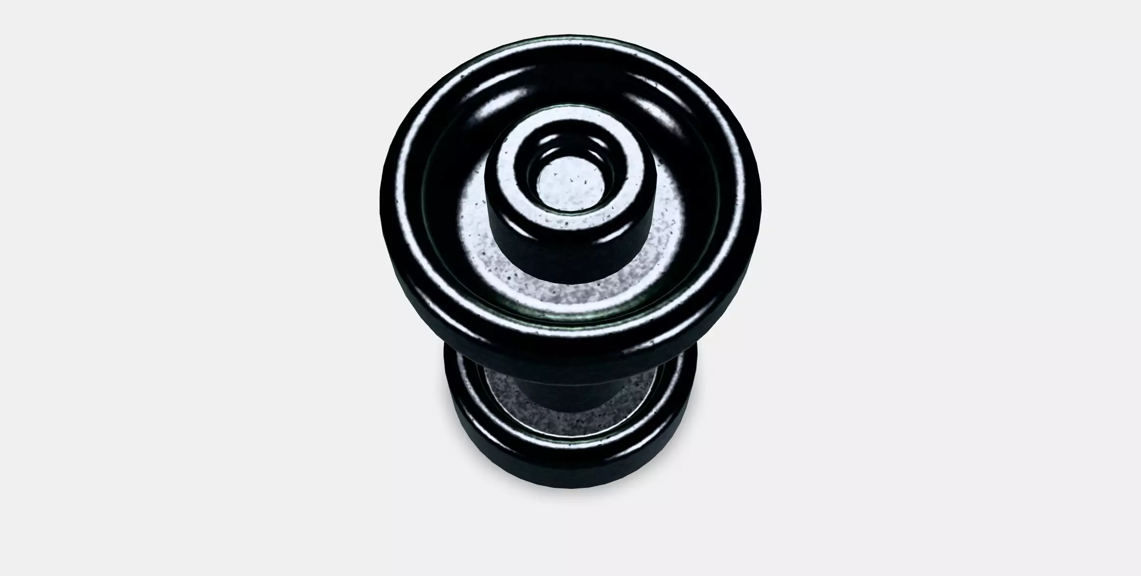 SKRUVSHULT Button Low-poly 3D model_3