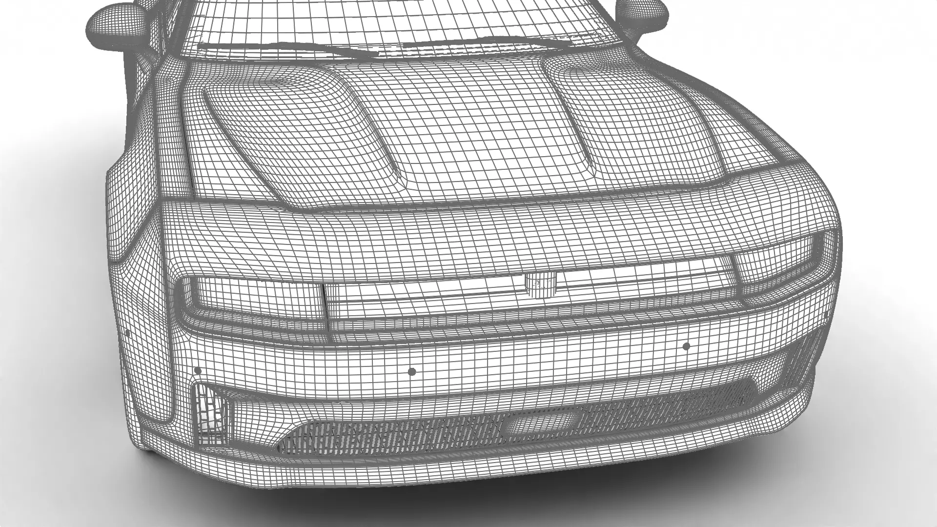 Dodge Charger Daytona Banshee 2025  3d model 3D model_35