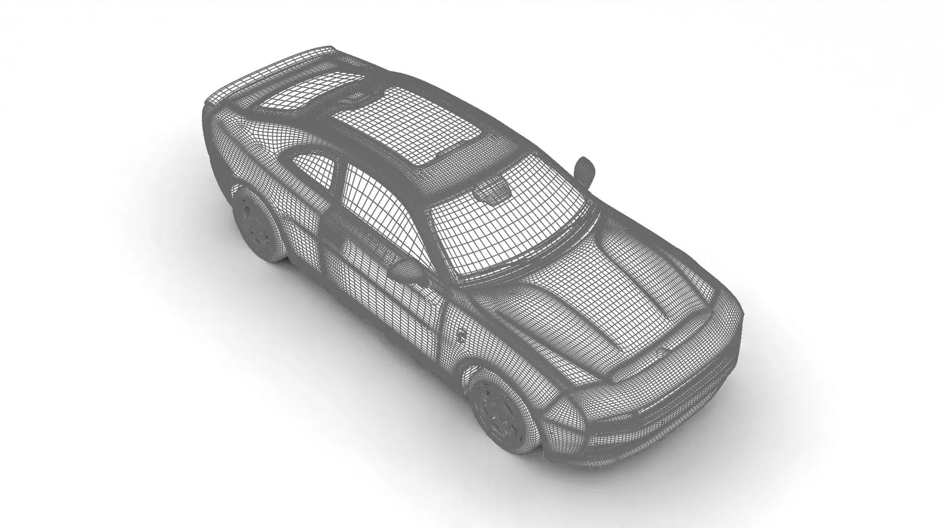 Dodge Charger Daytona Banshee 2025  3d model 3D model_37