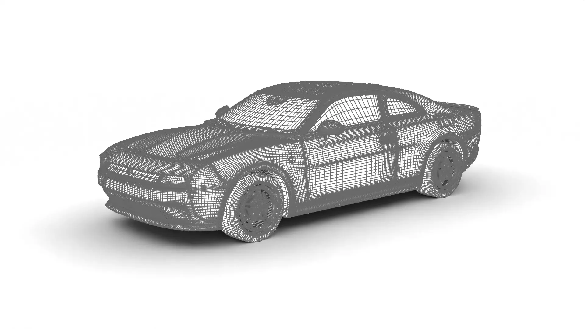 Dodge Charger Daytona Banshee 2025  3d model 3D model_27