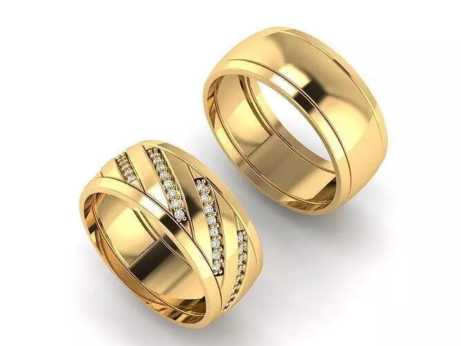 Collection of wedding ring sets _6