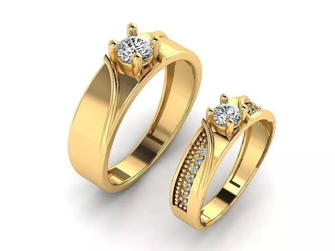 Collection of wedding ring sets _7