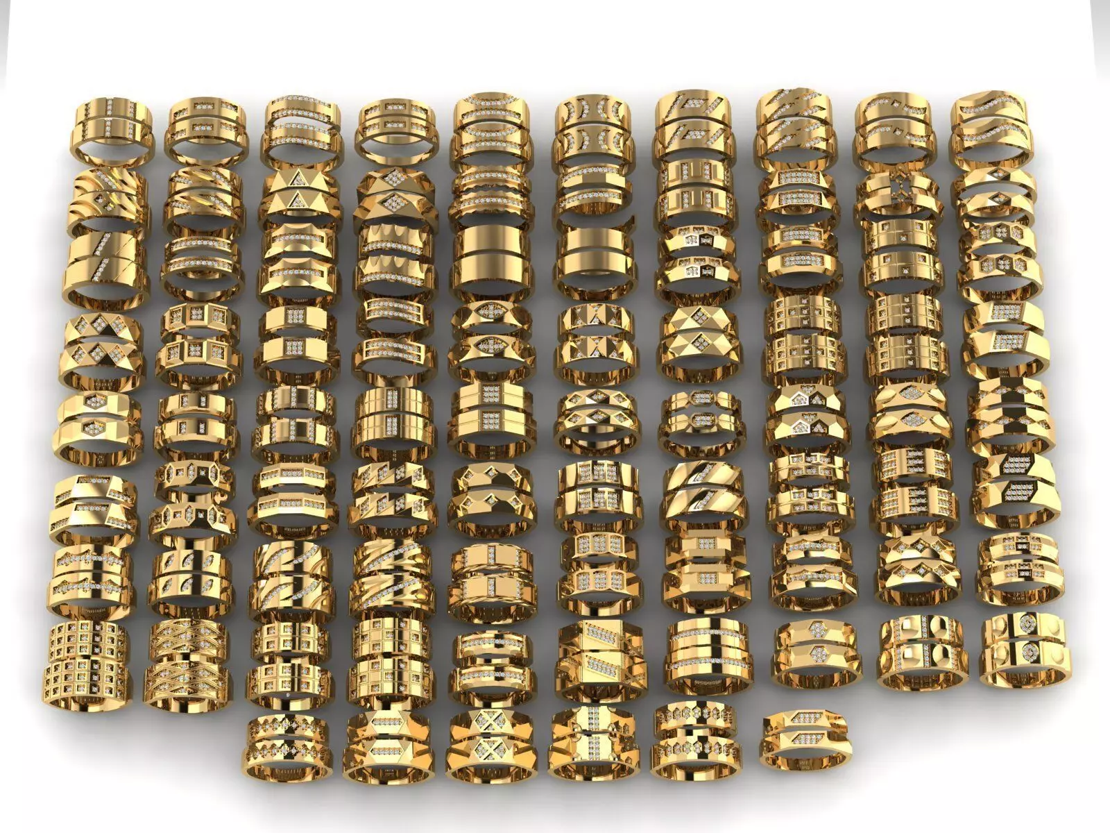 Collection of wedding ring sets _0