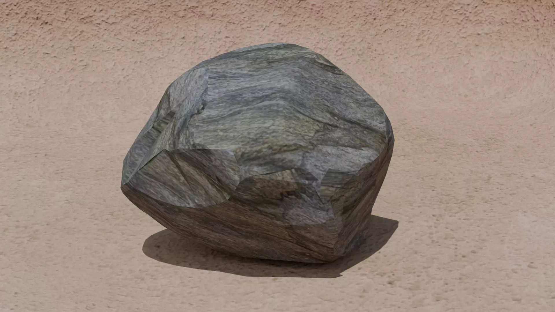 Stylized Rock Prop Terrain Assets Games Environments Low Poly Free 3D print model
