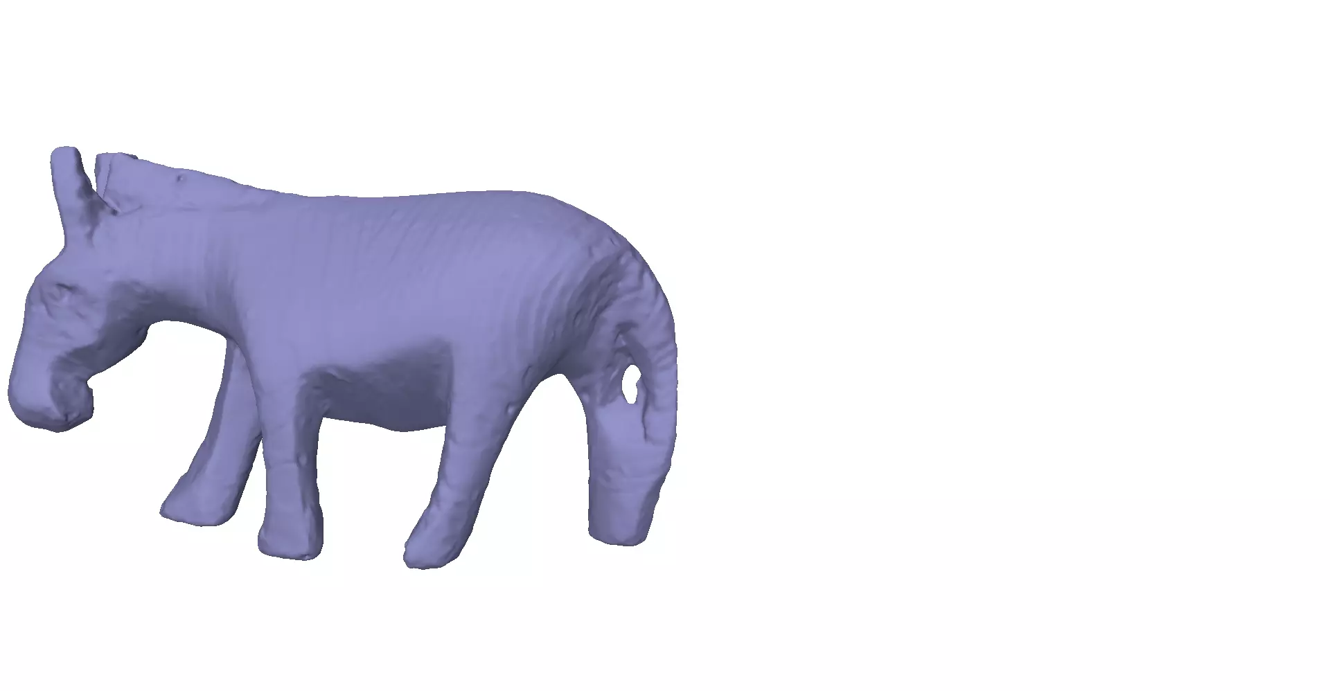 Models of 2 animals - elephant and zebra 3D model_14