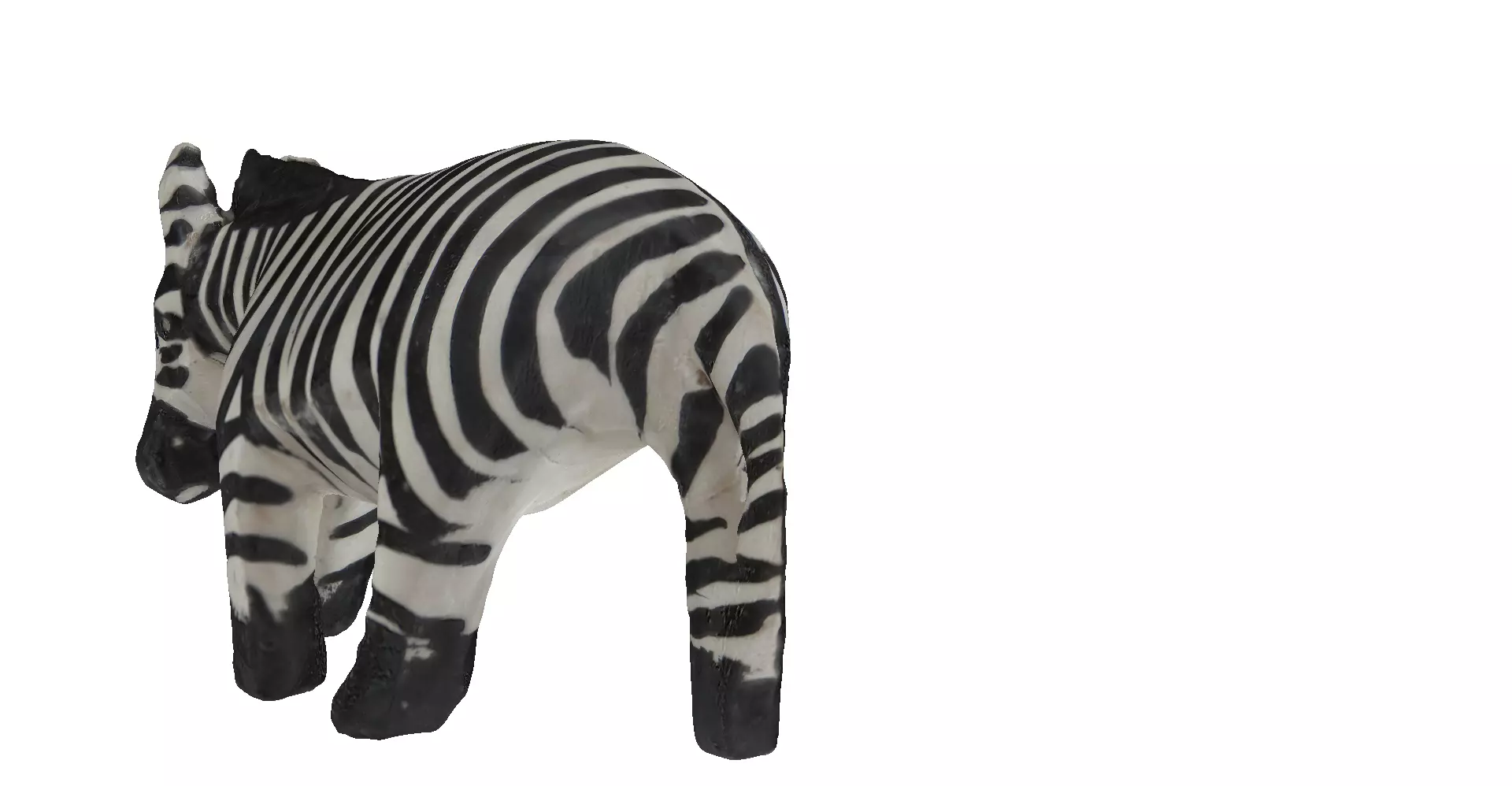 Models of 2 animals - elephant and zebra 3D model_5