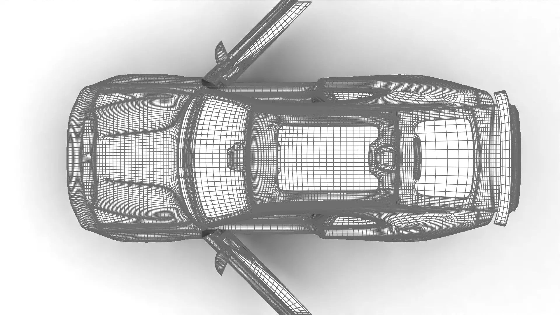 Dodge Charger Daytona Banshee 2025 HQ 3d model 3D model_42