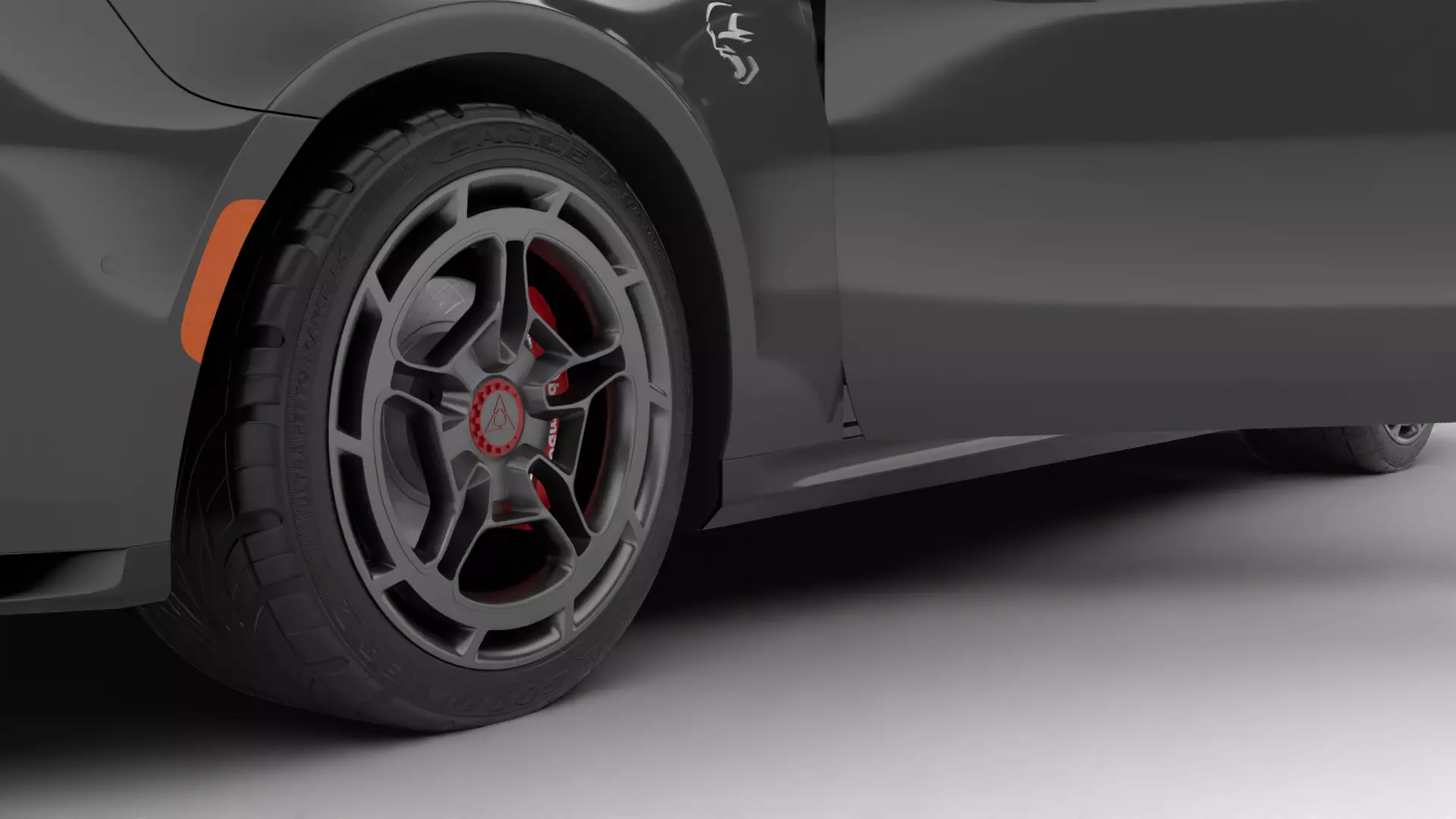 Dodge Charger Daytona Banshee 2025 HQ 3d model 3D model_8