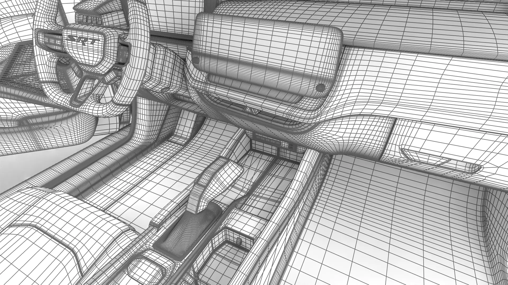 Dodge Charger Daytona Banshee 2025 HQ 3d model 3D model_48