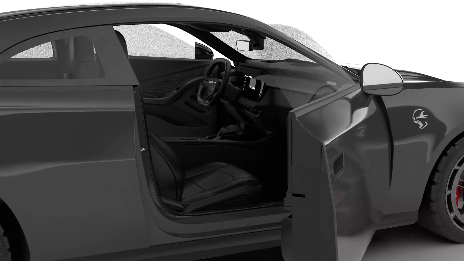 Dodge Charger Daytona Banshee 2025 HQ 3d model 3D model_11