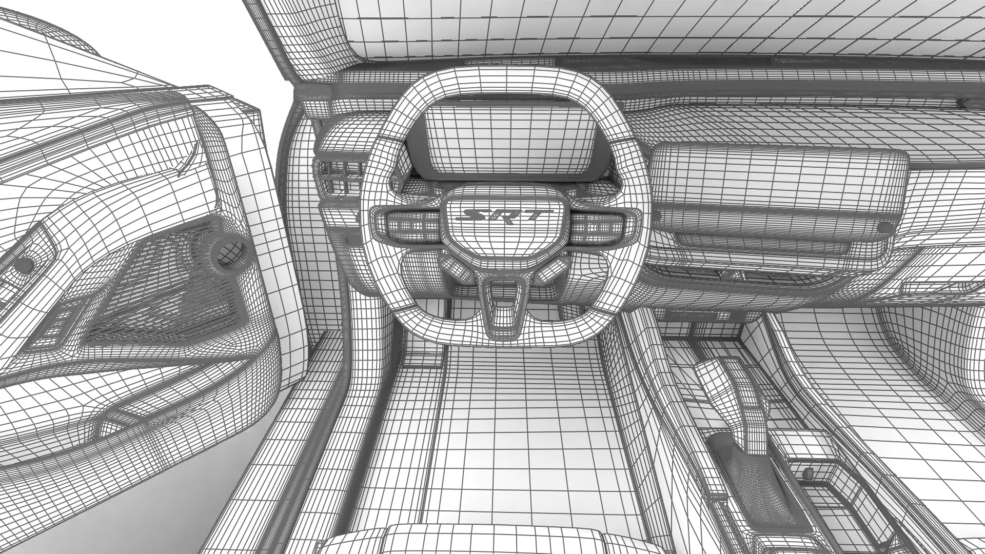 Dodge Charger Daytona Banshee 2025 HQ 3d model 3D model_49