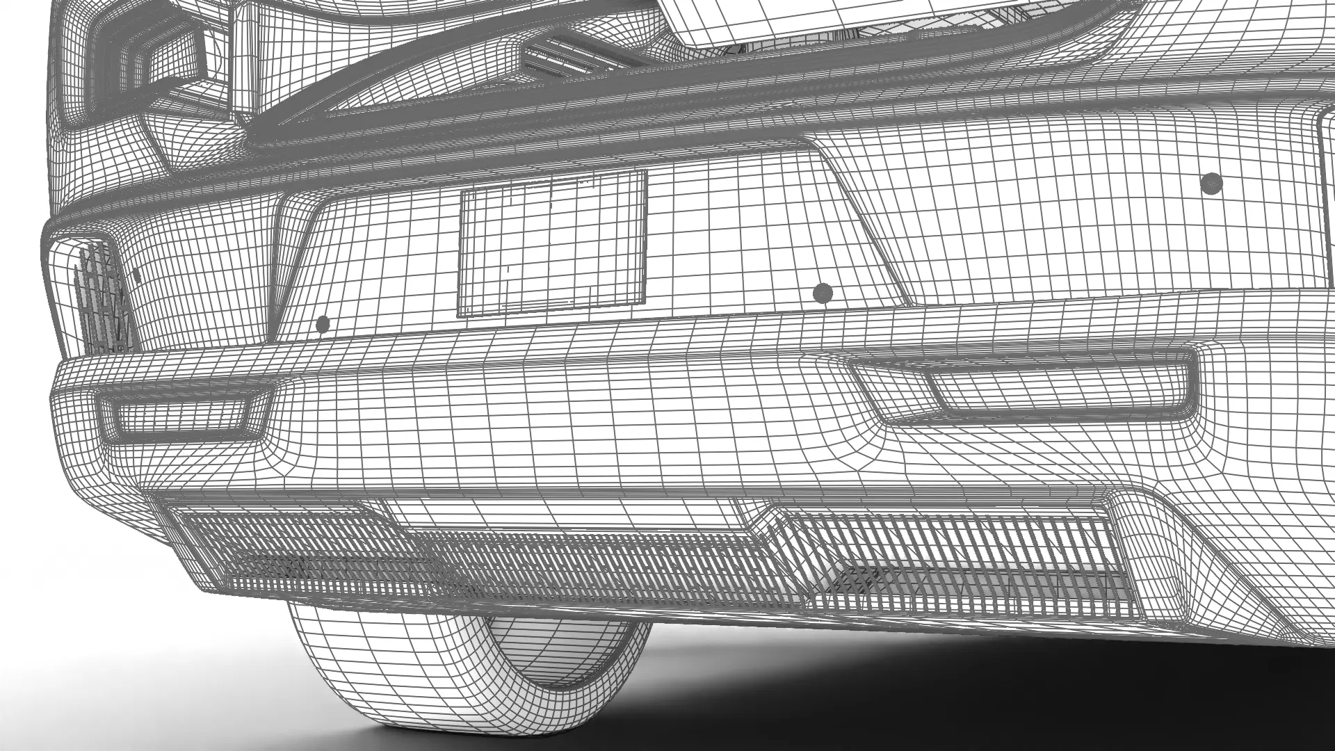 Dodge Charger Daytona Banshee 2025 HQ 3d model 3D model_29