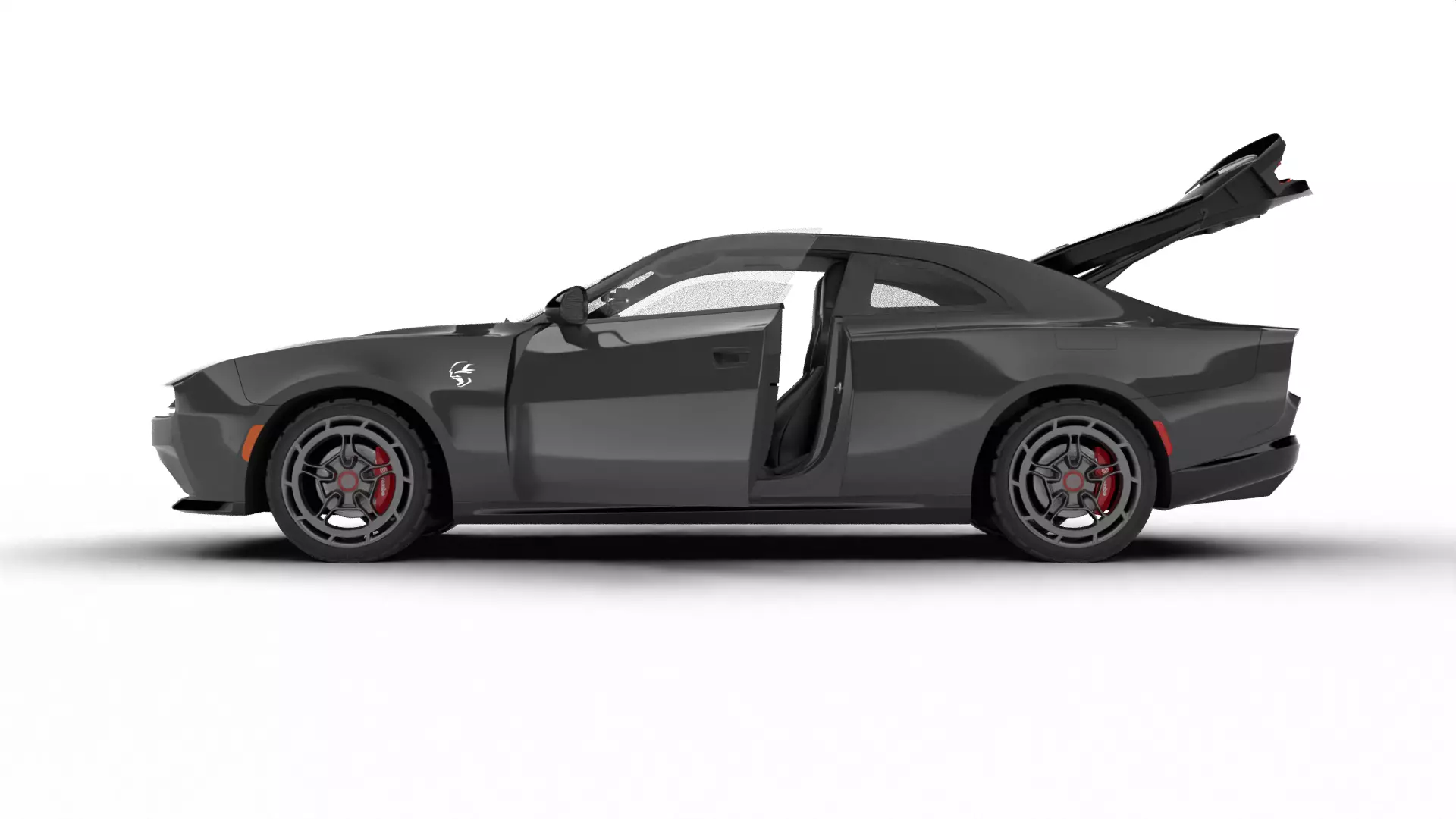 Dodge Charger Daytona Banshee 2025 HQ 3d model 3D model_14