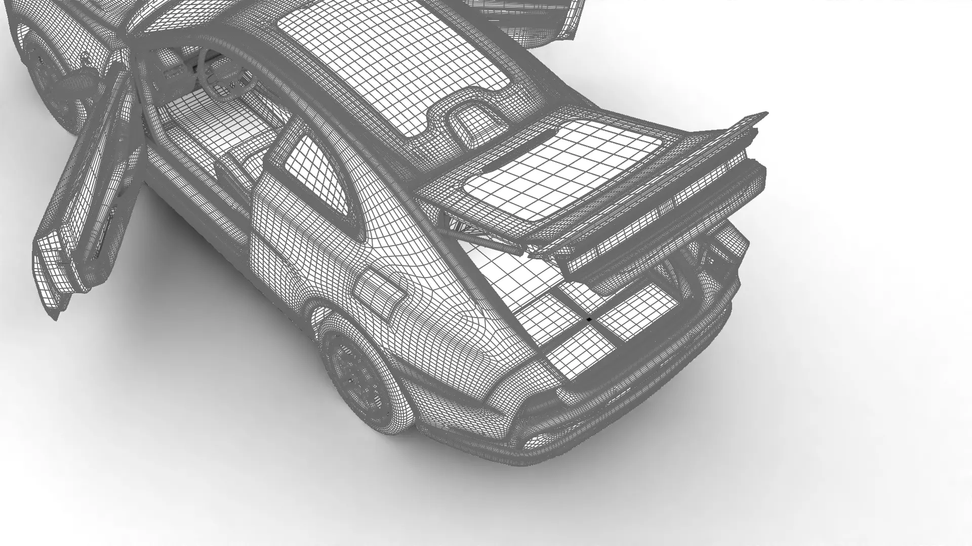 Dodge Charger Daytona Banshee 2025 HQ 3d model 3D model_38