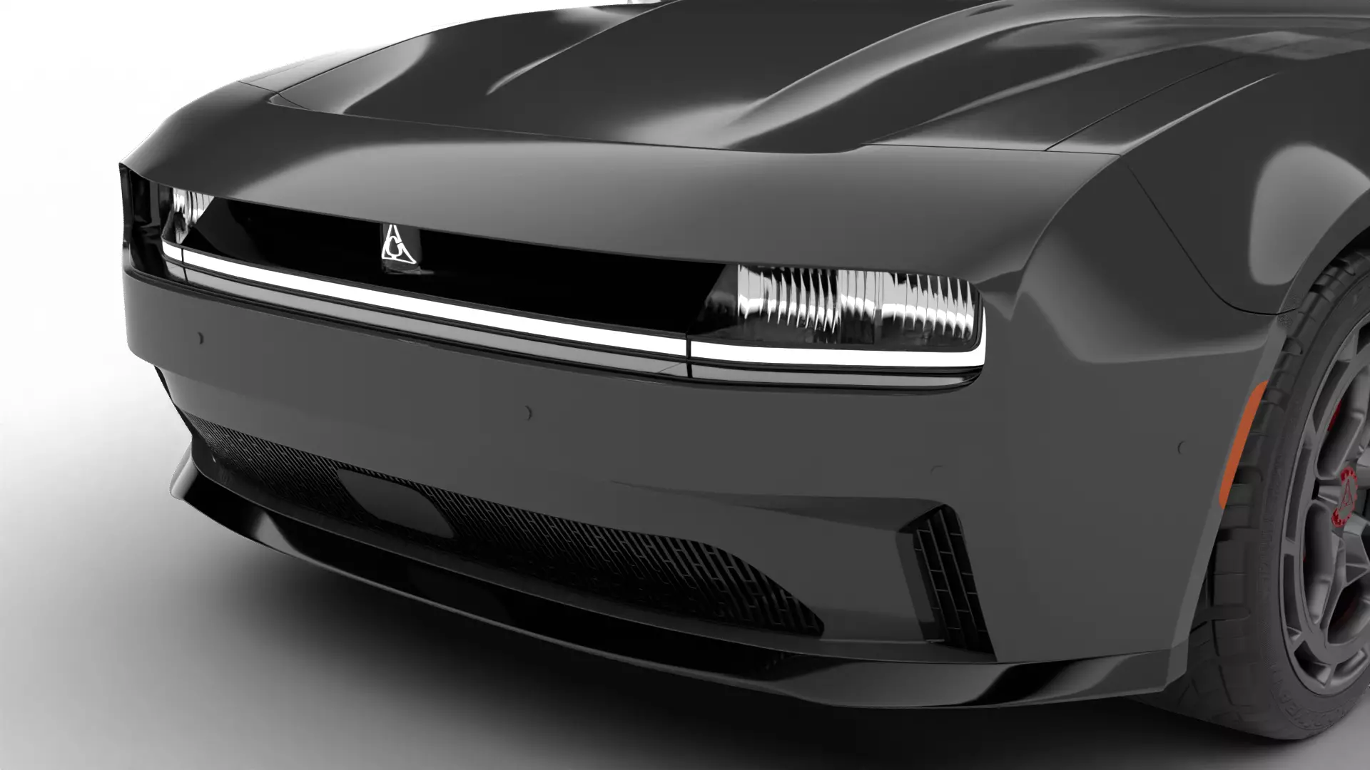 Dodge Charger Daytona Banshee 2025 HQ 3d model 3D model_6