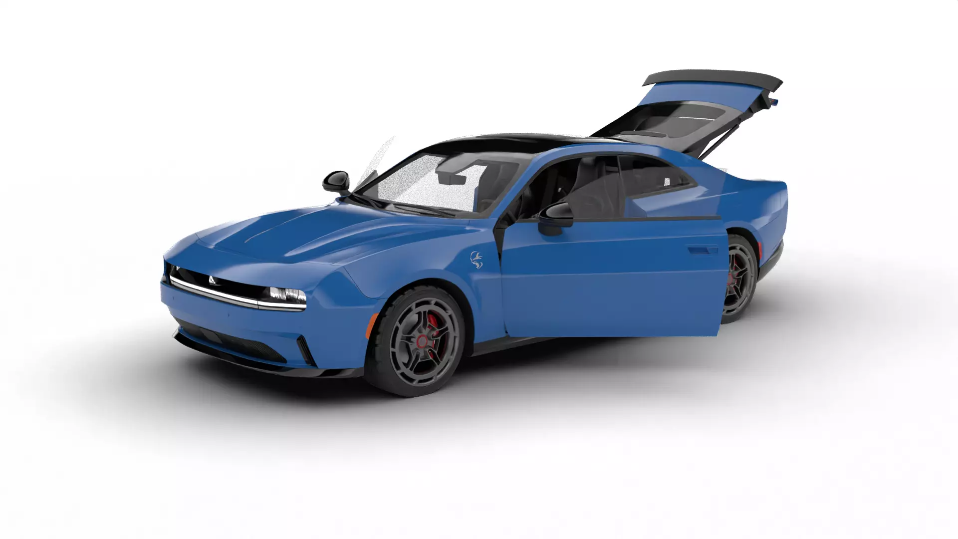 Dodge Charger Daytona Banshee 2025 HQ 3d model 3D model_2
