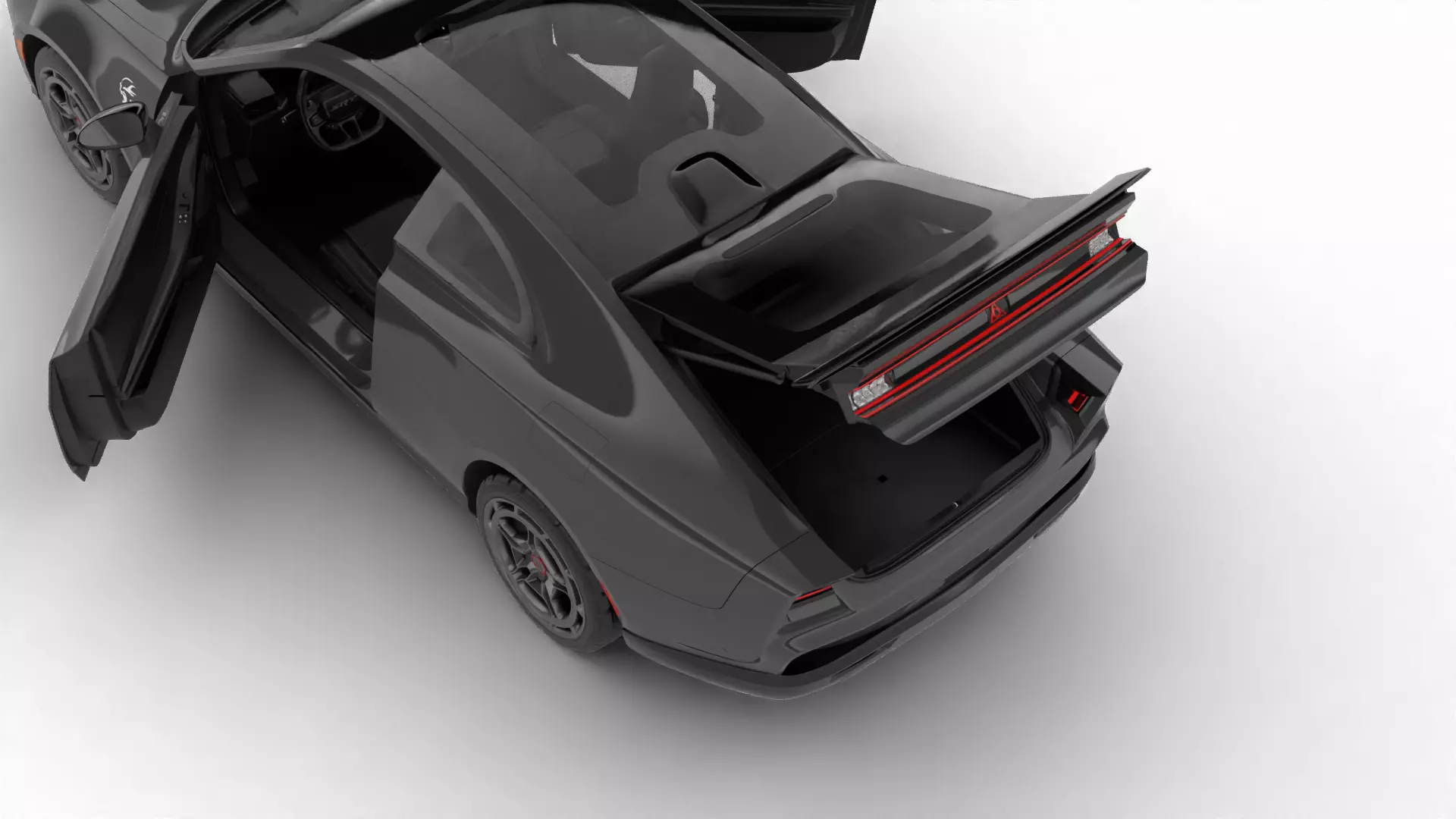 Dodge Charger Daytona Banshee 2025 HQ 3d model 3D model_13