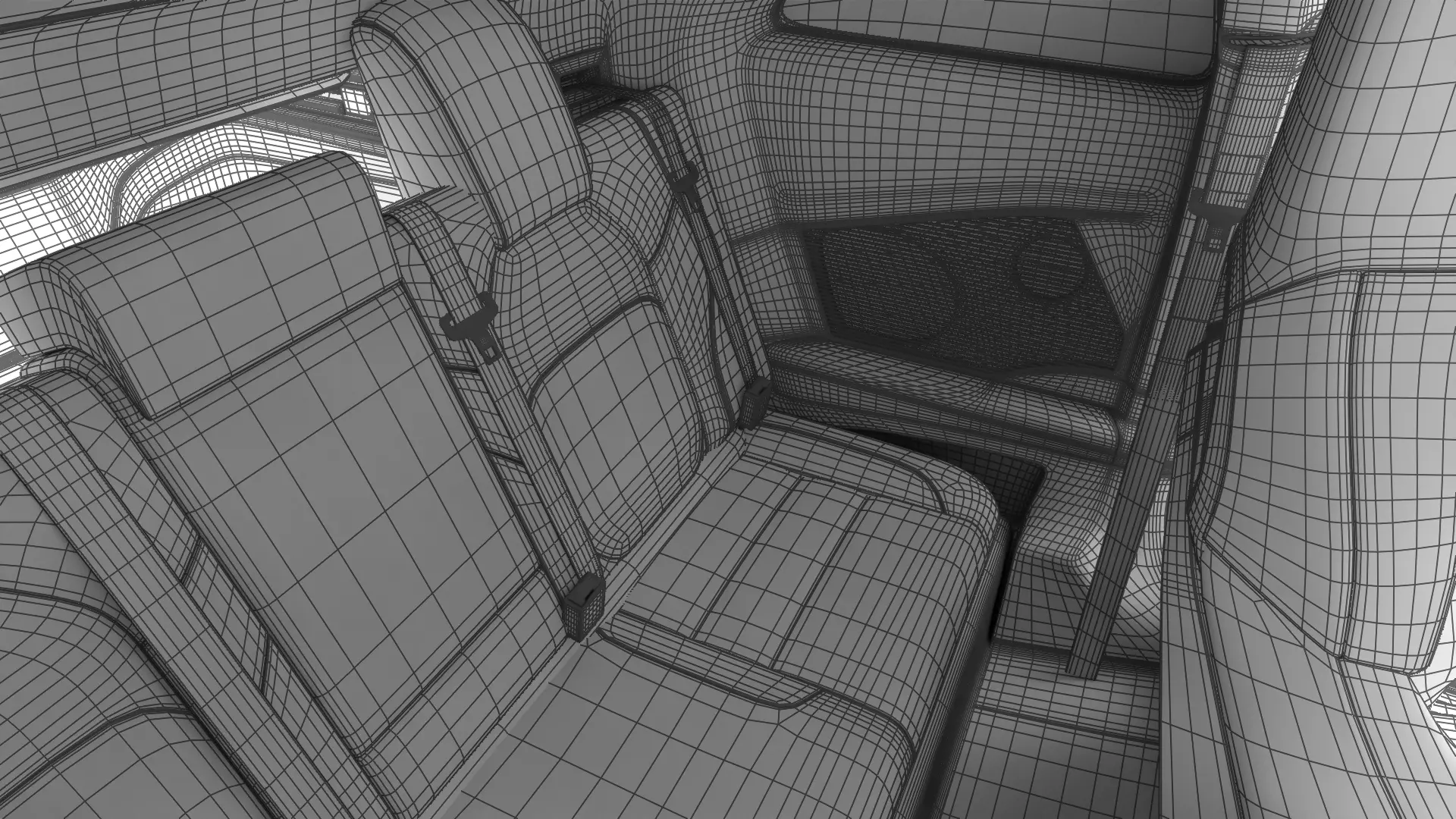 Dodge Charger Daytona Banshee 2025 HQ 3d model 3D model_50