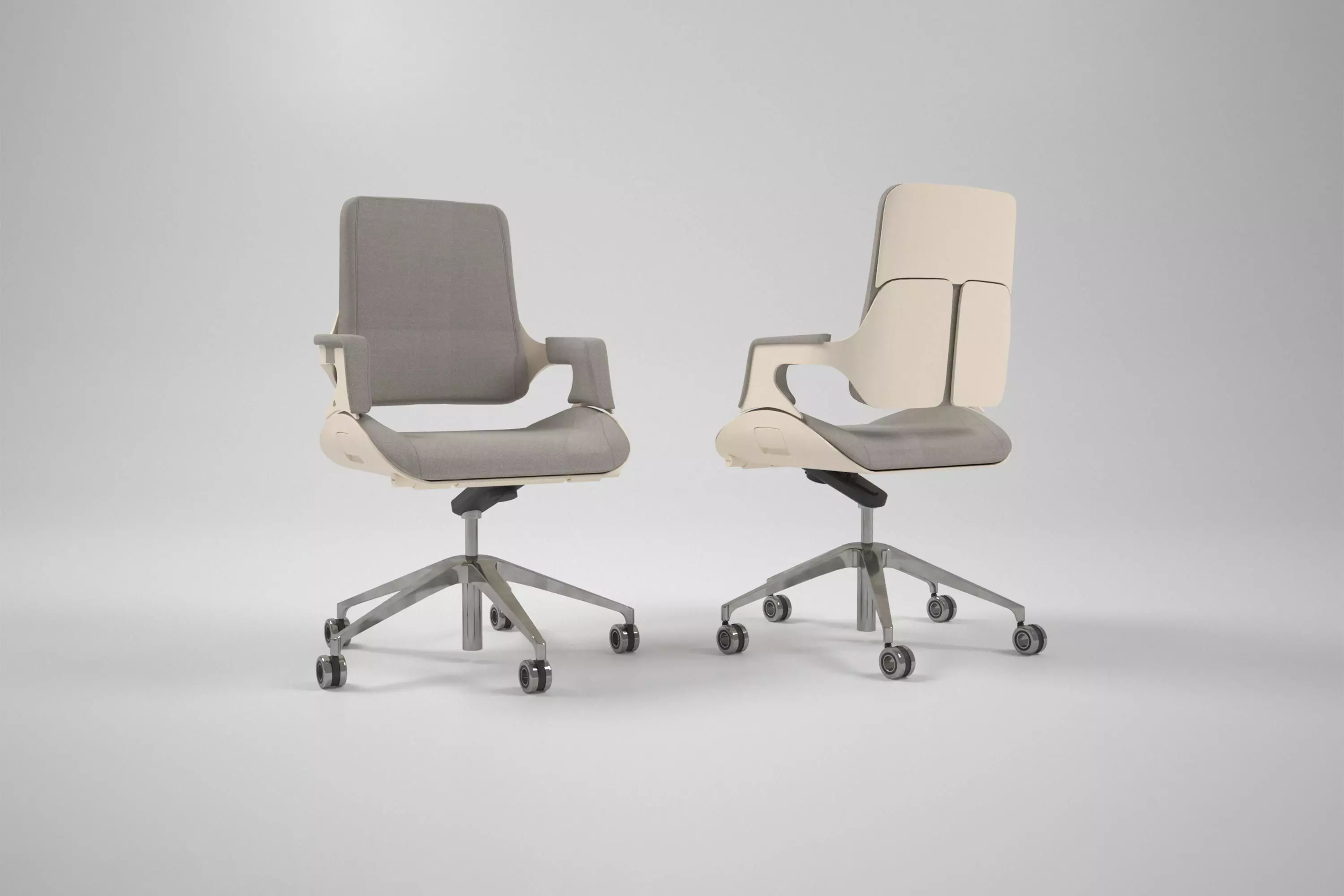 Modern Office Chair 3D model_2