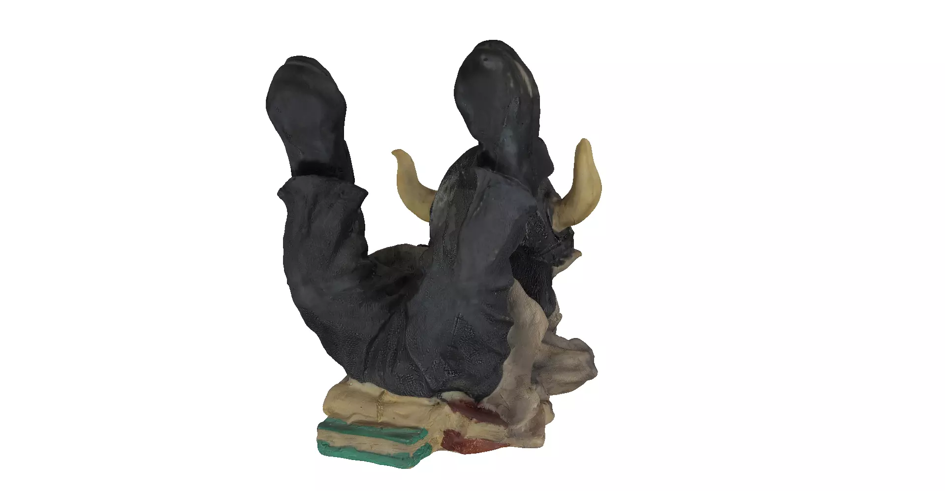 Lying down Scandinavian troll for table decoration 3D model_6