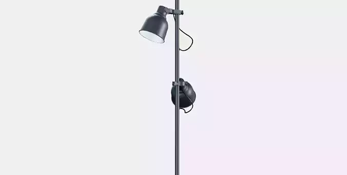 HEKTAR Floor lamp with 3-spot