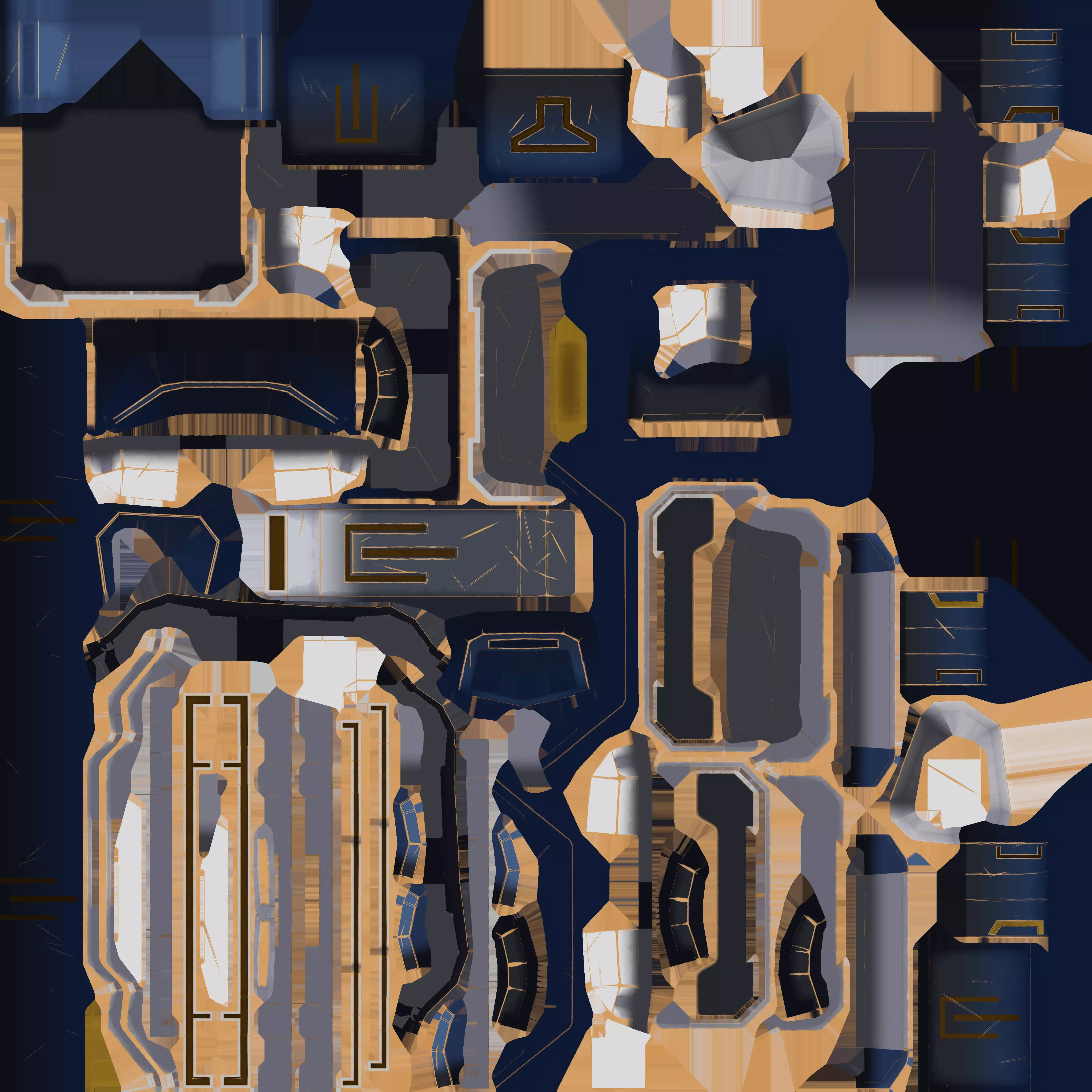 Sci Fi Chest  Low-poly 3D model_6