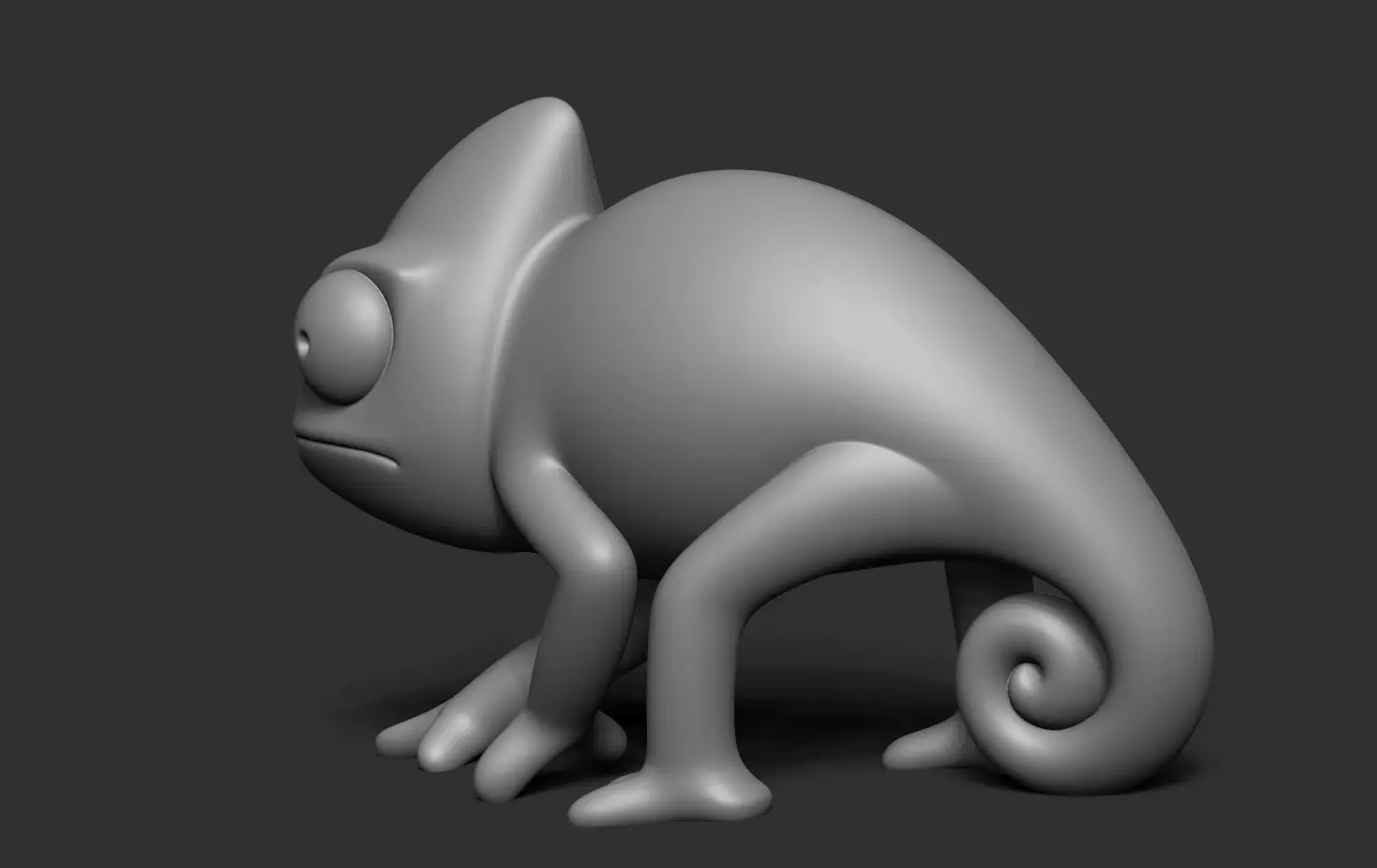 Chameleon 3D print model_13