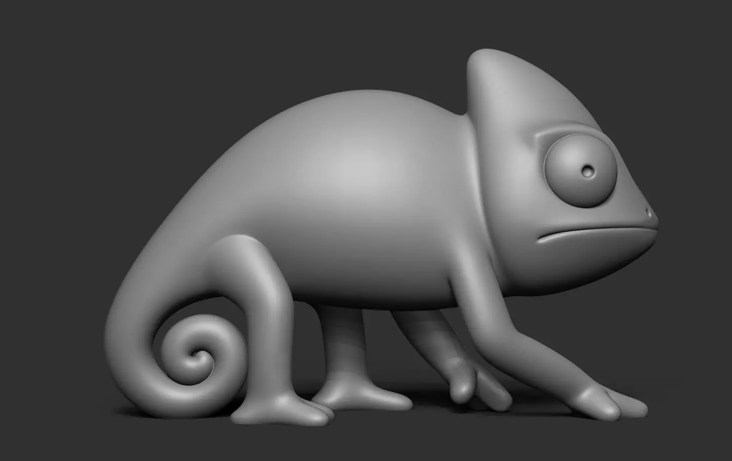 Chameleon 3D print model_16