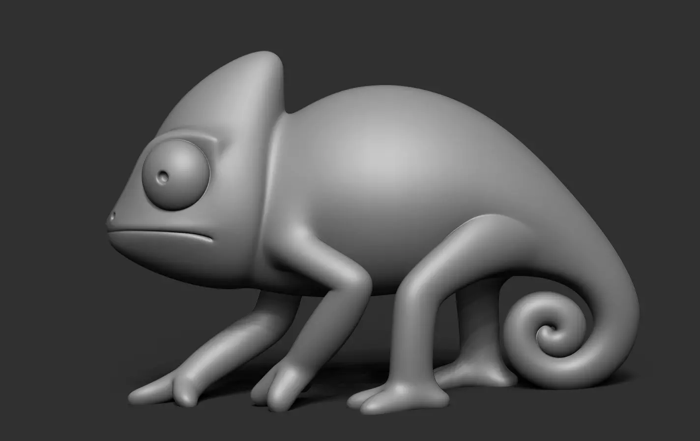 Chameleon 3D print model_12