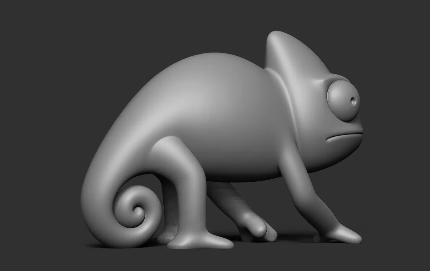 Chameleon 3D print model_15
