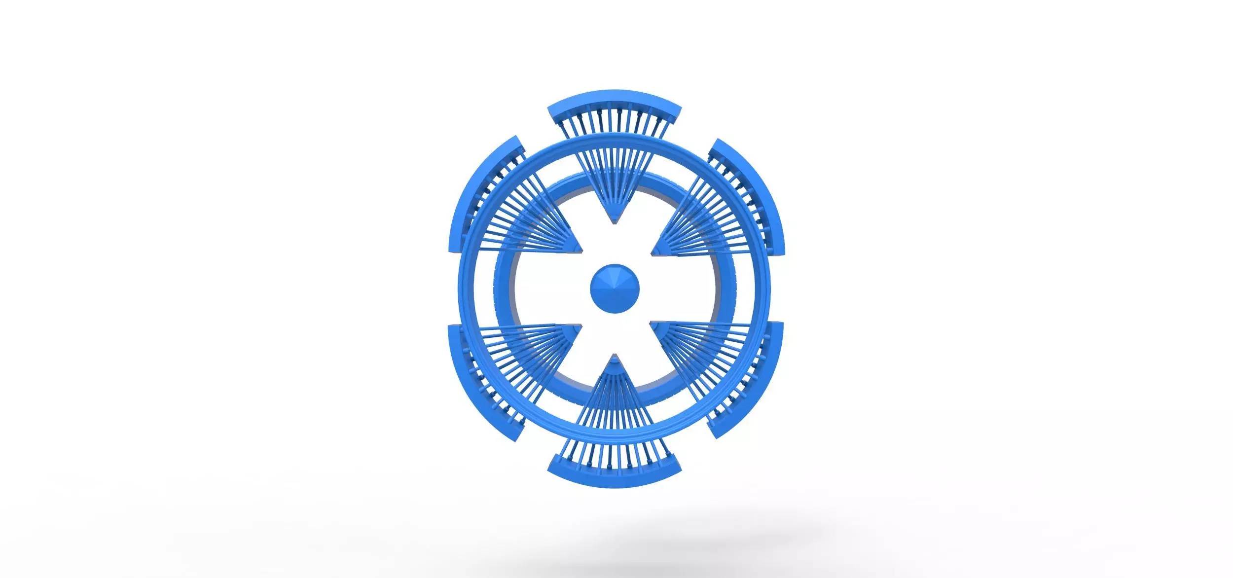 30 inch Wire wheel of Donk car Scale 1 to 25 3D print model_18