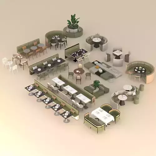 Cafe lounge Interior