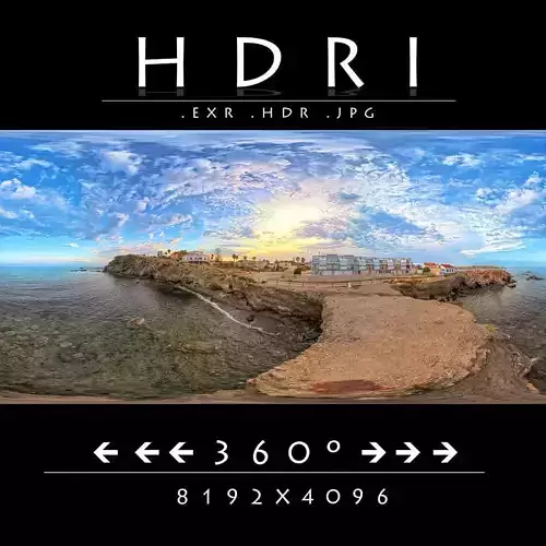 Sunset Coastal HDRI 8K