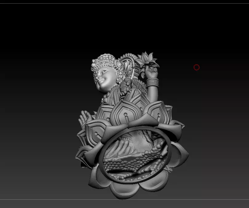 Laxmi Mata 3D print model 3D print model 3D print model_12