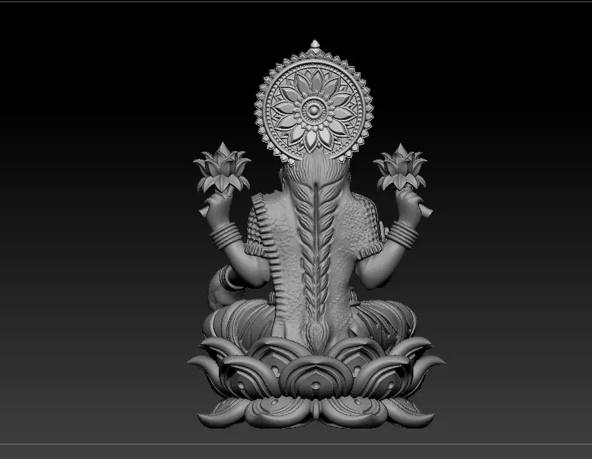 Laxmi Mata 3D print model 3D print model 3D print model_9