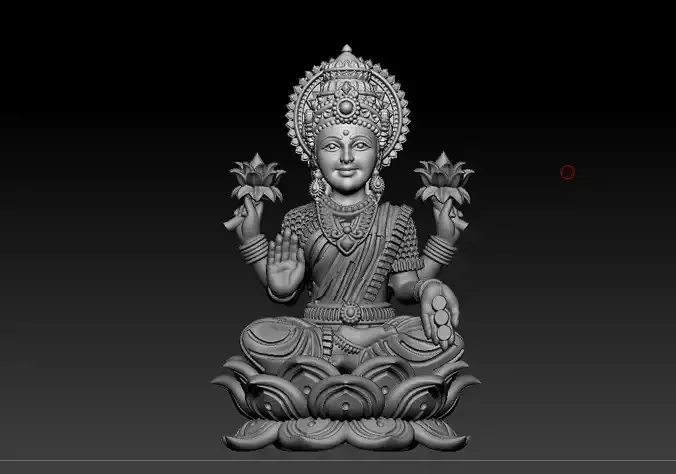 Laxmi Mata 3D print model 3D print model